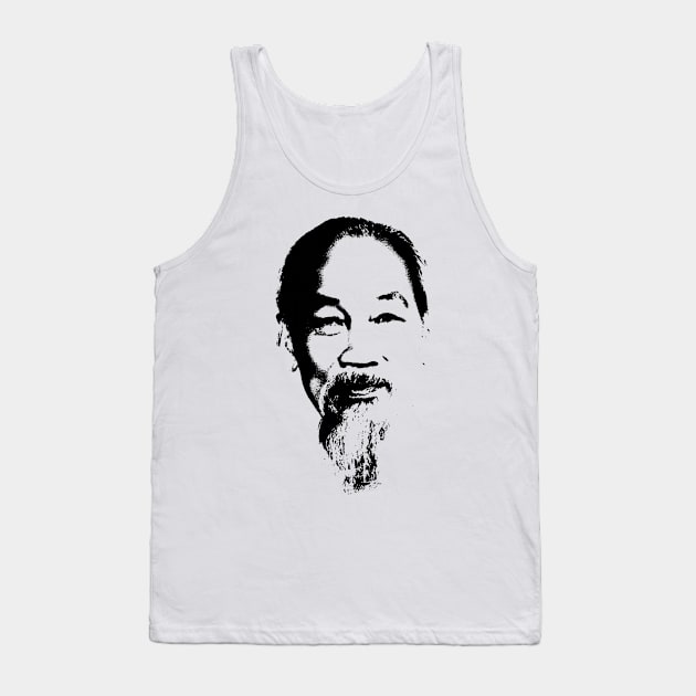 Ho Chi Minh Portrait Pop Art Tank Top by phatvo